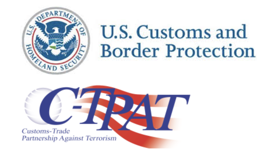 U.S. Customs and Border Protection and C-TPAT logos